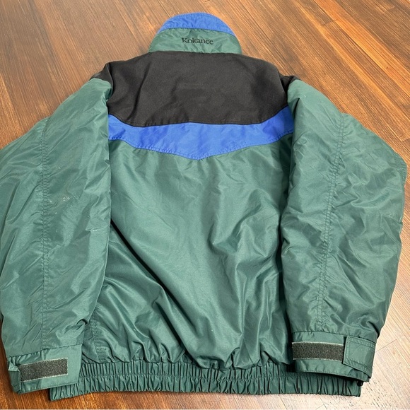 Vintage Columbia Powder Keg Ski Jacket Blue Green Mens Large w/ Coat Insert Warm - Picture 6 of 16